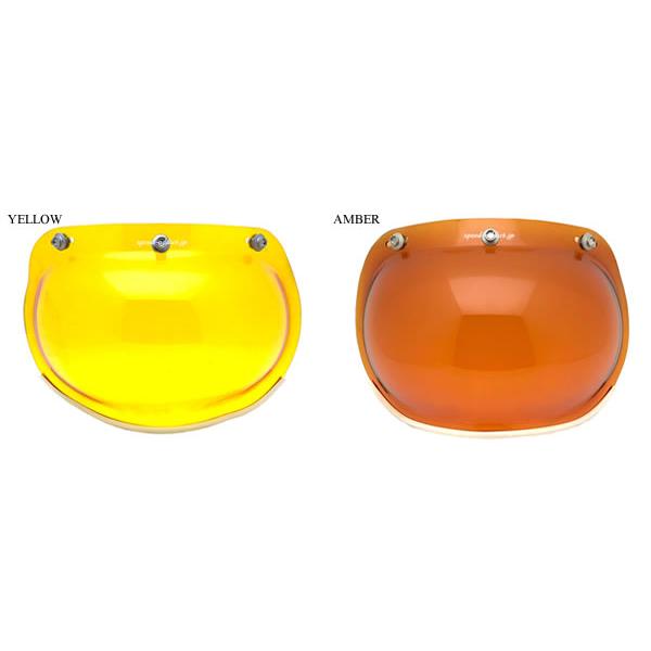 Dead Stock 70's VINTAGE GRAND-PRIX TRIM BUBBLE SHIELD YELLOW
