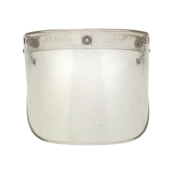 70's VINTAGE PAULSON FLAT FLIP UP SHIELD MODEL FF-6 CLEAR