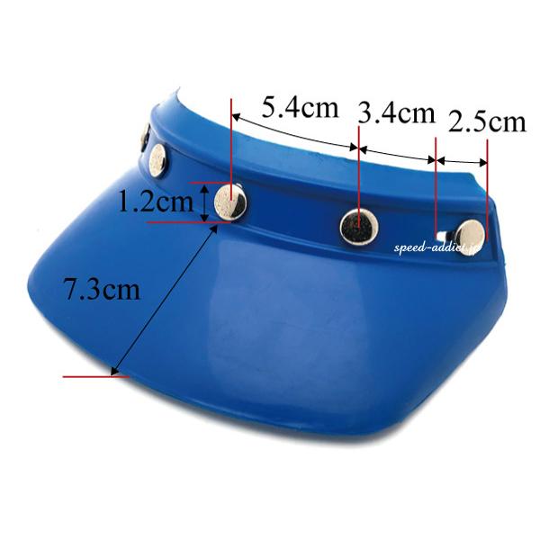 70's VINTAGE VISOR 5snap BLUE/青ブルービンテージバイザー5スナップ5