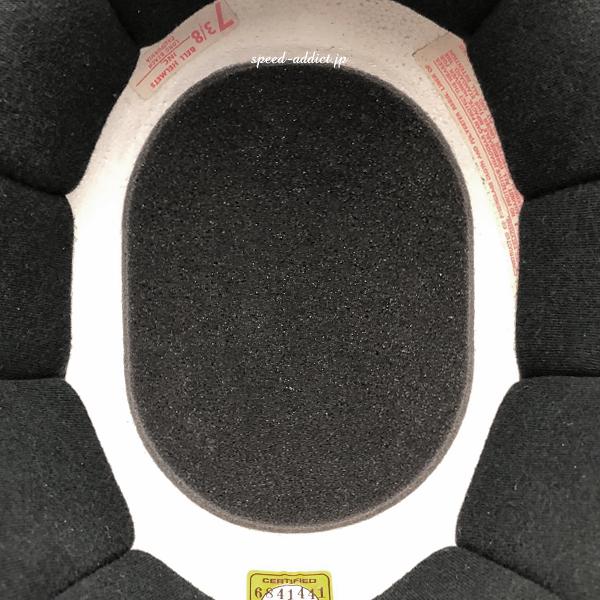 ヘルメット用トップパッド OVAL 1cm/インナーパッドスポンジ頭頂部