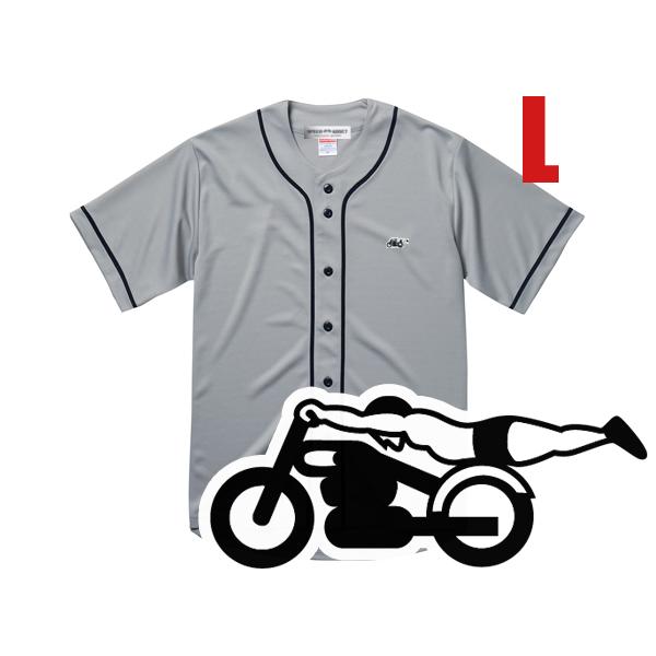 胸スピードアディクト BASEBALL SHIRT GRAY L/ベースボールシャツホワイトソックスwhite soxスポーツウェア野球チーム