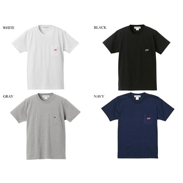 SUPER HEAVY WEIGHT スピードアディクト POCKET T-shirt WHITE L/厚手無地ポケtee刺繍ワッペンワンポイントhanes beefyヘインズビーフィー｜speed-addict｜02