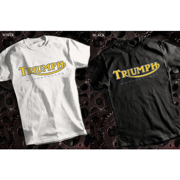 METRO RACING TRIUMPH T-shirt BLACK M/メトロレーシングトライアンフtシャツ白スラクストンスクランブラーロケット3bsanortonducatibmw70s｜speed-addict｜02