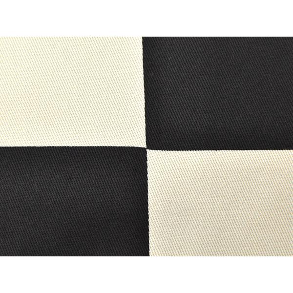 CHECKER PANTS WHITE × BLACK/チェッカーパンツchecker flagチェッカー