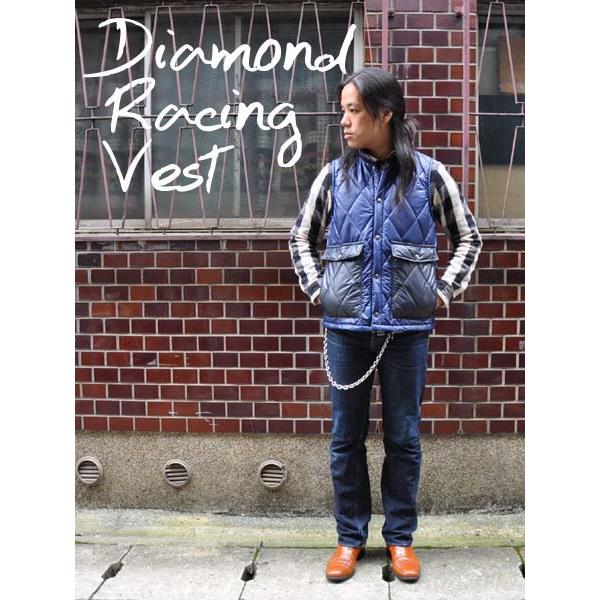 DIAMOND RACING VEST/紺ネイビーNAVYダイヤモンドレーシングベスト