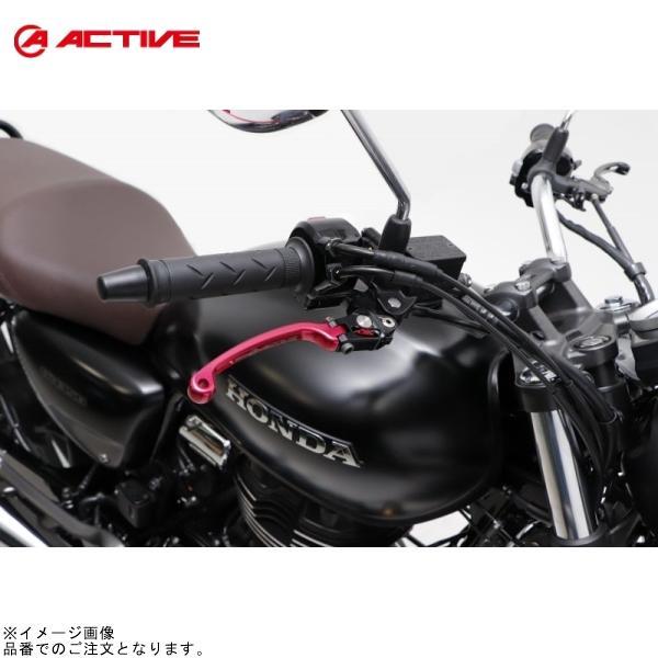 ACTIVE アクティブ 12010301 STFブレーキレバー ガンメタ CBR250RR/GROM/MONKEY125_3