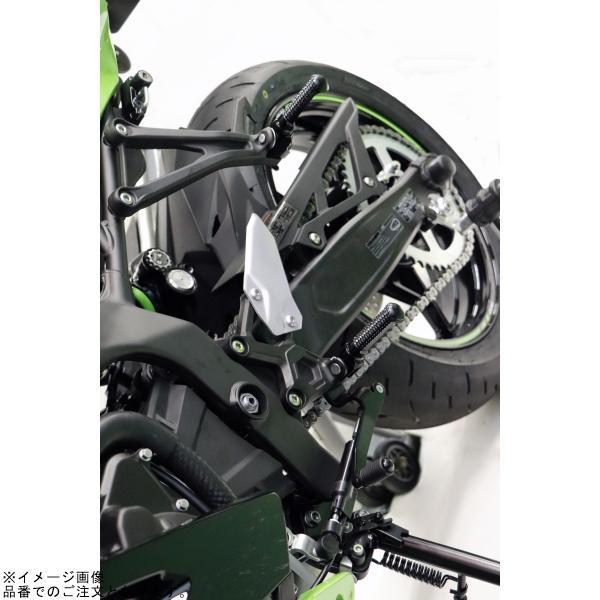 ACTIVE アクティブ 17710004S ステップバー(タンデム側) シルバー KAWASAKI系 Z900RS/CAFE 18-20/ZX-25R 21 etc_3