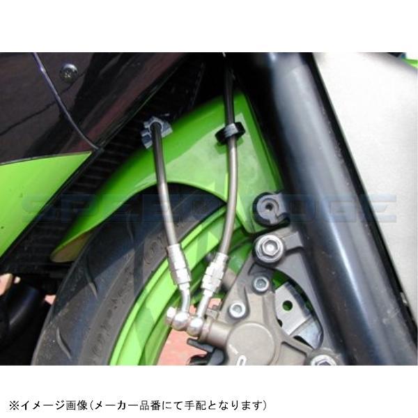 SWAGE-LINE PRO スウェッジラインプロ STP703FB フロントブレーキホースキット クリアコーティング ZX-9R E 00-01_2