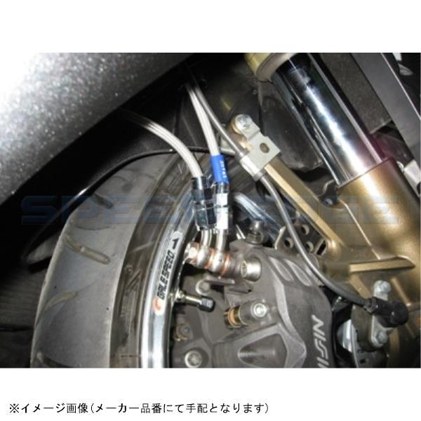 SWAGE-LINE PRO スウェッジラインプロ STP724FB フロントブレーキホースキット クリアコーティング ZZ-R1400 ABS 06-11_3