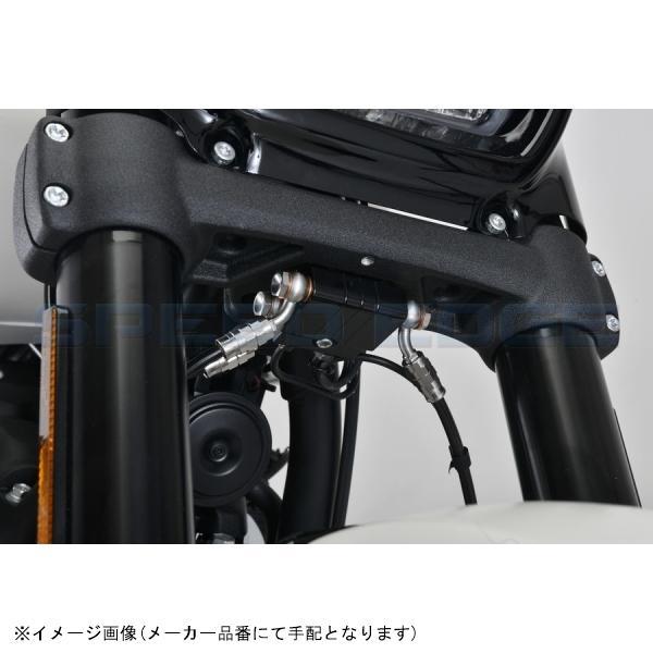 SWAGE-LINE PRO スウェッジラインプロ BTP905FT フロントブレーキホースキット クリアコーティング FXFB/FXFBS ABS 18-19_2