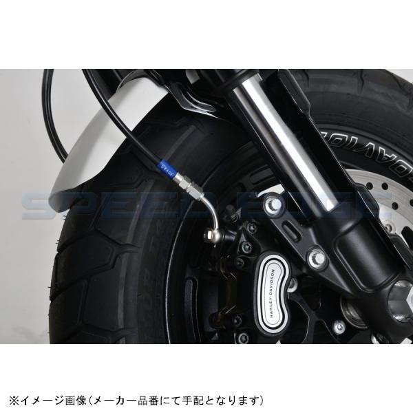 SWAGE-LINE PRO スウェッジラインプロ BTP905FT フロントブレーキホースキット クリアコーティング FXFB/FXFBS ABS 18-19_3