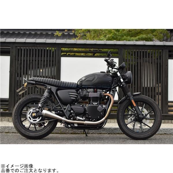 Motone モートーン MMU088 スプロケットカバー リブ ブラック/ポリッシュ T100/T120 SpeedTwin900 Scrambler900の画像