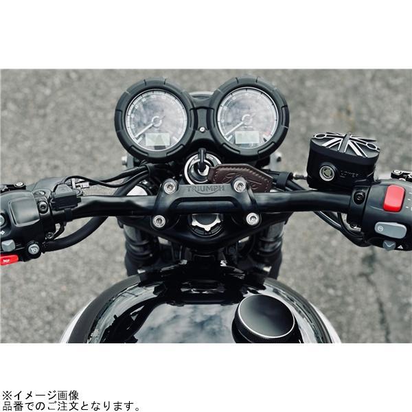 Motone モートーン MMU569 ステムナット GODFATHER チタン削り出し ブラック/ポリッシュ T100/T120 SpeedTwin900 Scrambler900