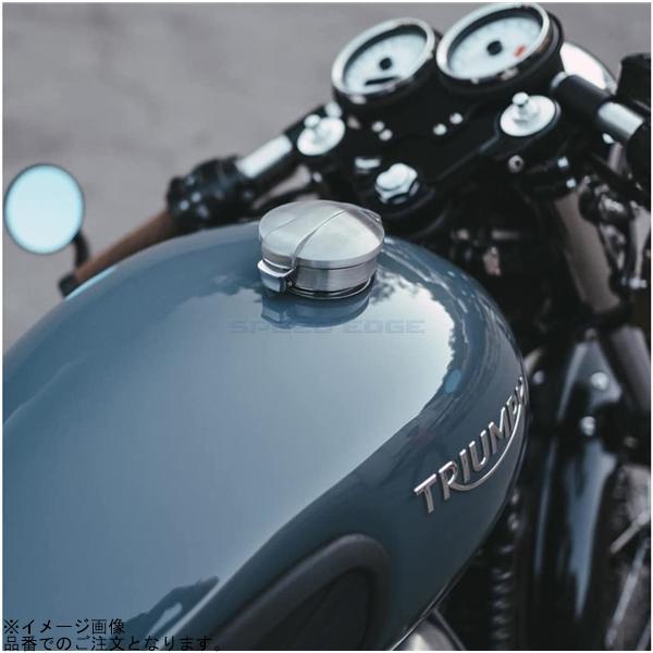 Motone モートーン MNZ004 モンツァ タンクキャップ ブラッシュ アルミ T100/T120 SpeedTwin900 Scrambler900の画像