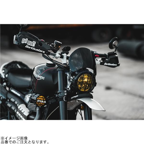 Motone モートーン MTE187 スクリーン MICROBLADE アルミ グロスブラック Bonneville T100/T120 (16-24)_1