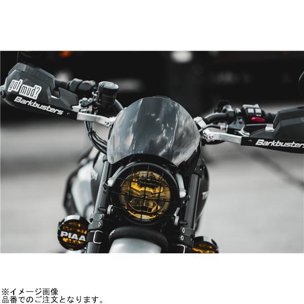 Motone モートーン MTE187 スクリーン MICROBLADE アルミ グロスブラック Bonneville T100/T120 (16-24)_2