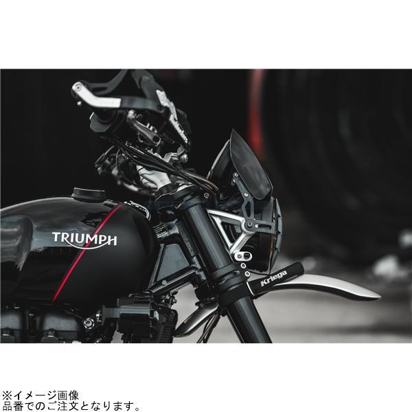 Motone モートーン MTE187 スクリーン MICROBLADE アルミ グロスブラック Bonneville T100/T120 (16-24)_3