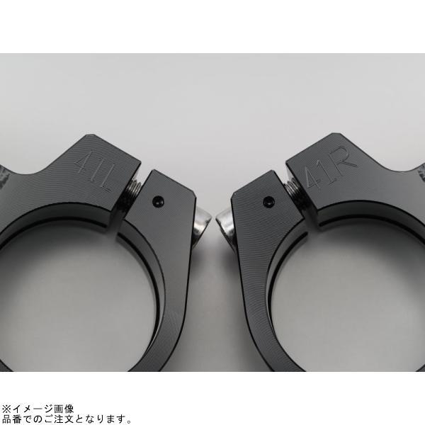 DAYTONA デイトナ 69451 削り出しセパレートハンドル クランプ左右セット ブラック φ41の画像