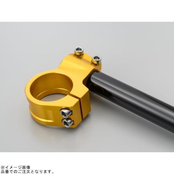 DAYTONA デイトナ 69452 削り出しセパレートハンドル クランプ左右セット ゴールド φ41の画像
