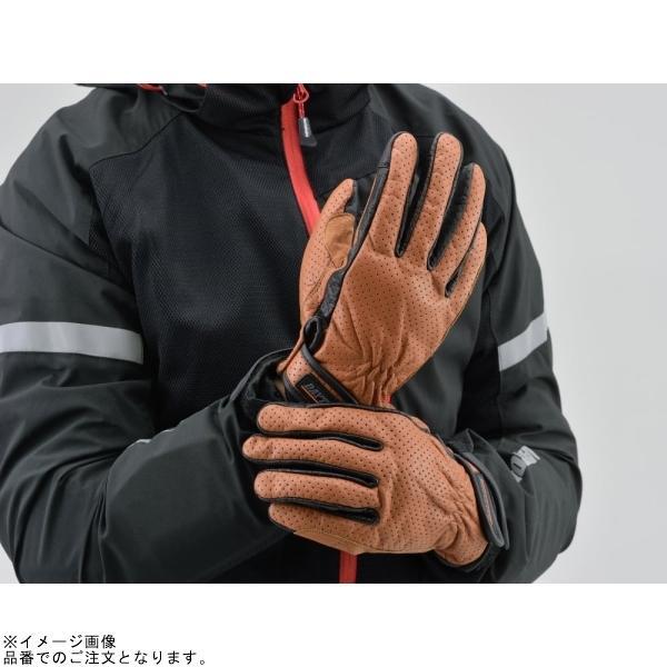 DAYTONA（バイク用品） DAYTONA デイトナ 18904 HBG-129 パンチングメッシュスタンダードカウレザーグローブ ブラウン ...