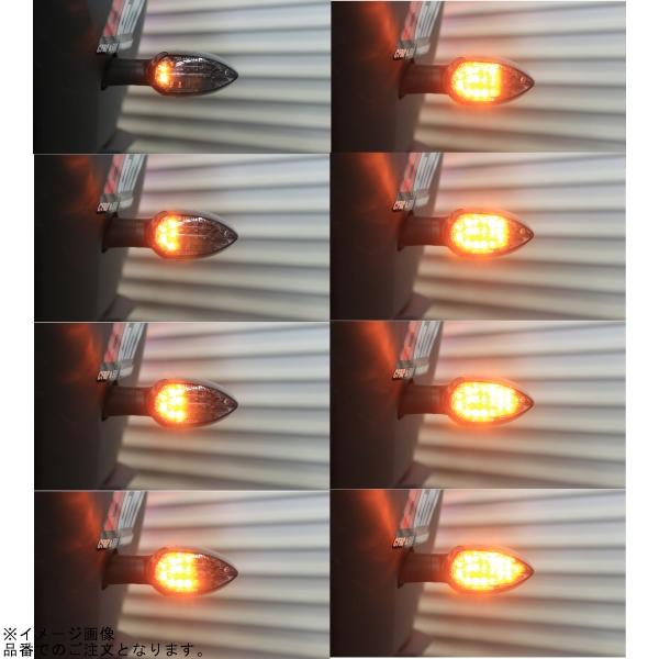 POSH - ポッシュ 065009 LEDコンバージョンキットシーケンシャルウインカーキットYAMAHA印字機 スモークレンズ