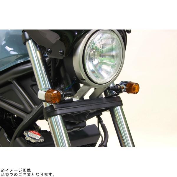 POSH ポッシュ 155491-53 クラシカル 71タイプウインカーキット メッキボディ/オレンジレンズ_1