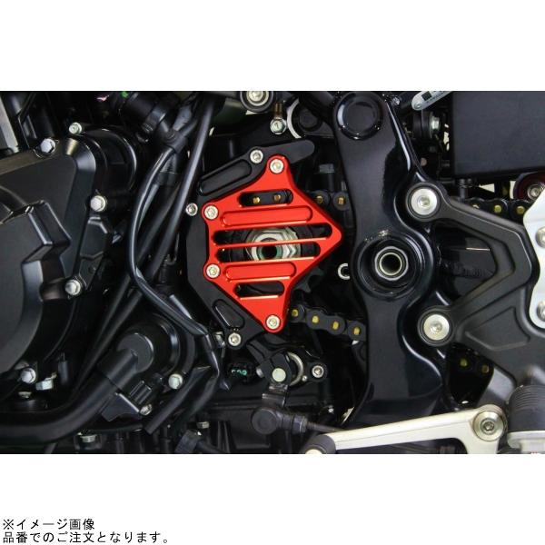 POSH ポッシュ 132214-26 スプロケットカバーフルキットブラック/レッド_1