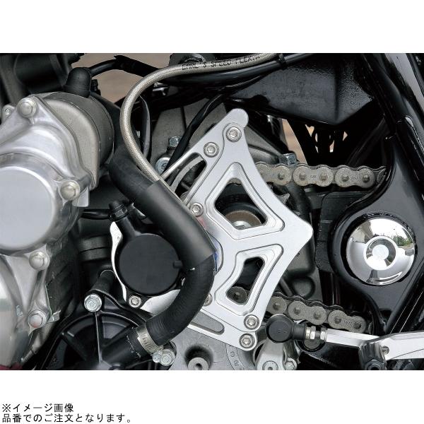 POSH ポッシュ 053201-03 スプロケットカバーwithクラッチピストンベース シルバー CBの画像