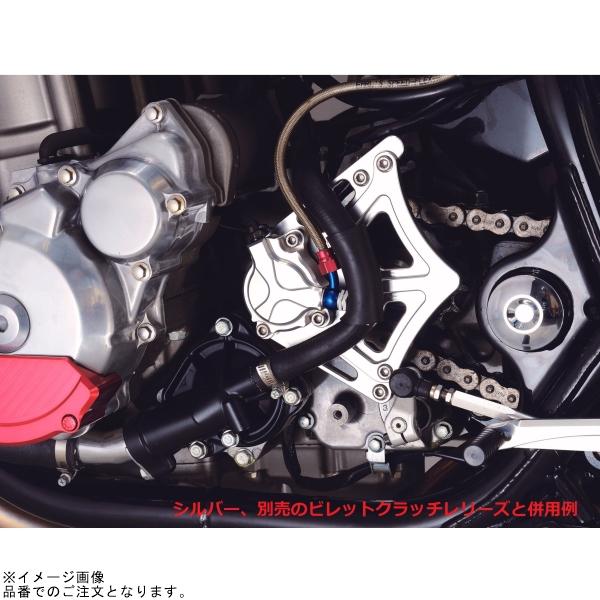 POSH ポッシュ 053201-03 スプロケットカバーwithクラッチピストンベース シルバー CBの画像