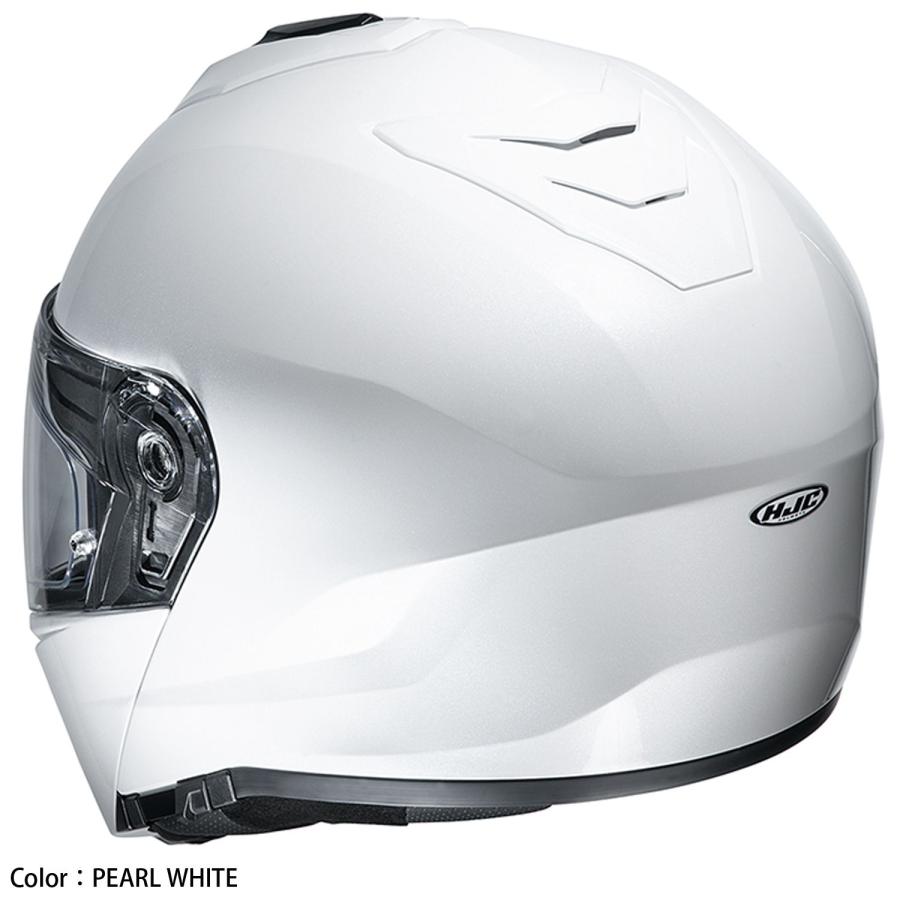 HJC ヘルメット HJH191 i90ソリッド カラー:PEARL WHITE サイズ:S