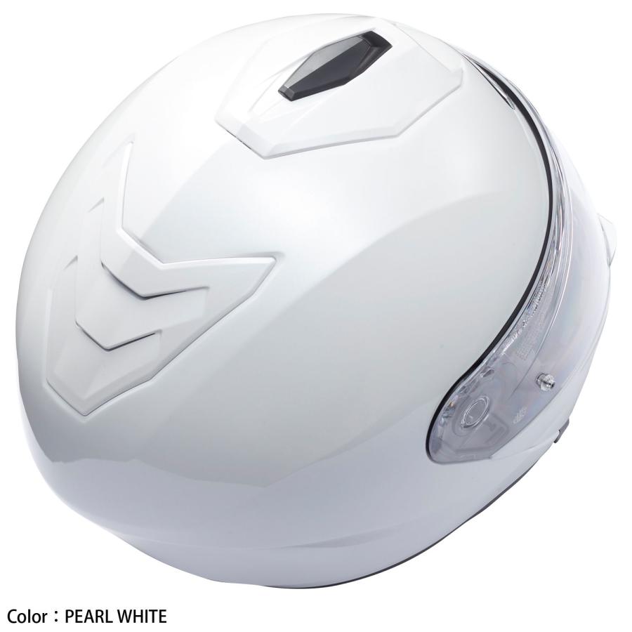 HJC ヘルメット HJH191 i90ソリッド カラー:PEARL WHITE サイズ:S