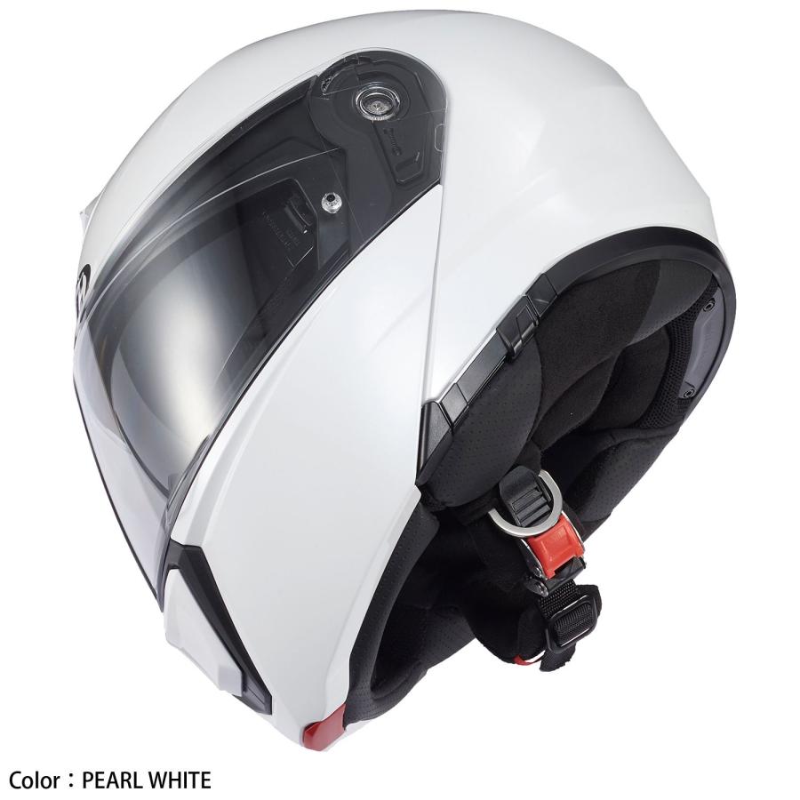 HJC ヘルメット HJH191 i90ソリッド カラー:PEARL WHITE サイズ:S