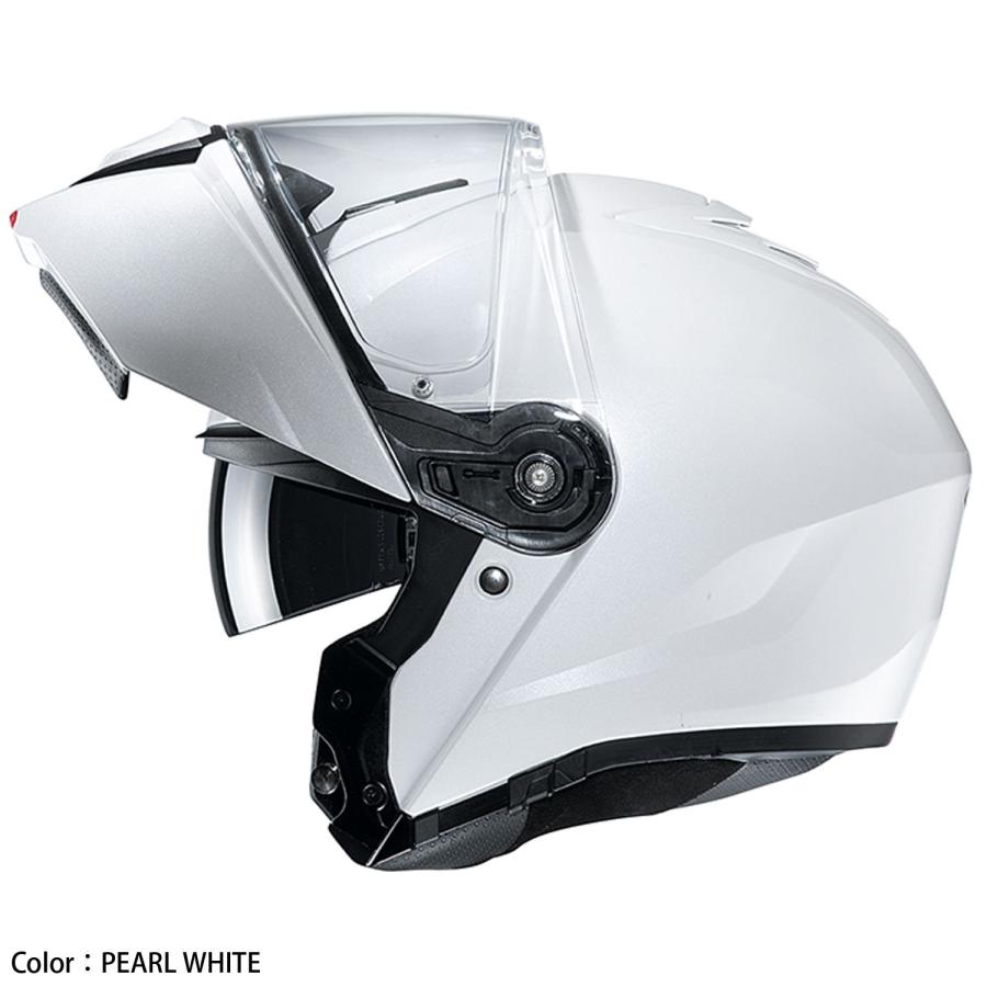 HJC ヘルメット HJH191 i90ソリッド カラー:PEARL WHITE サイズ:S