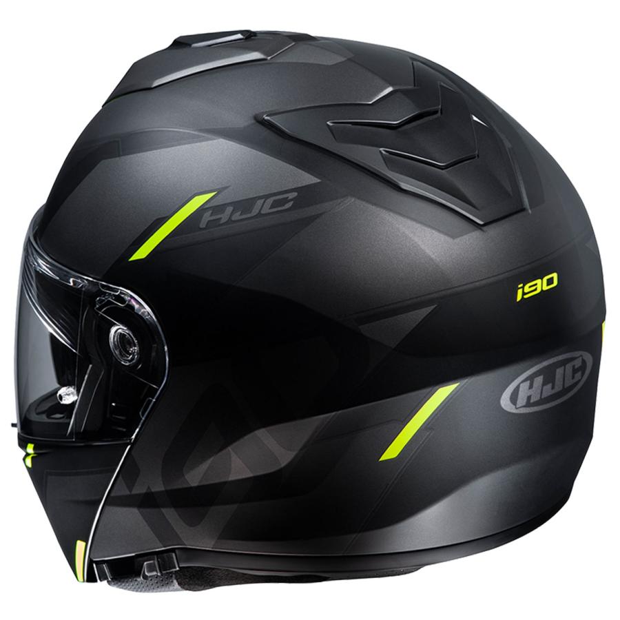 HJC HJH222 フルフェイスヘルメット XLサイズ HJC ヘルメット HJH222 i90 アヴェンタ カラー:BLACK/YELLOW(MC4HSF