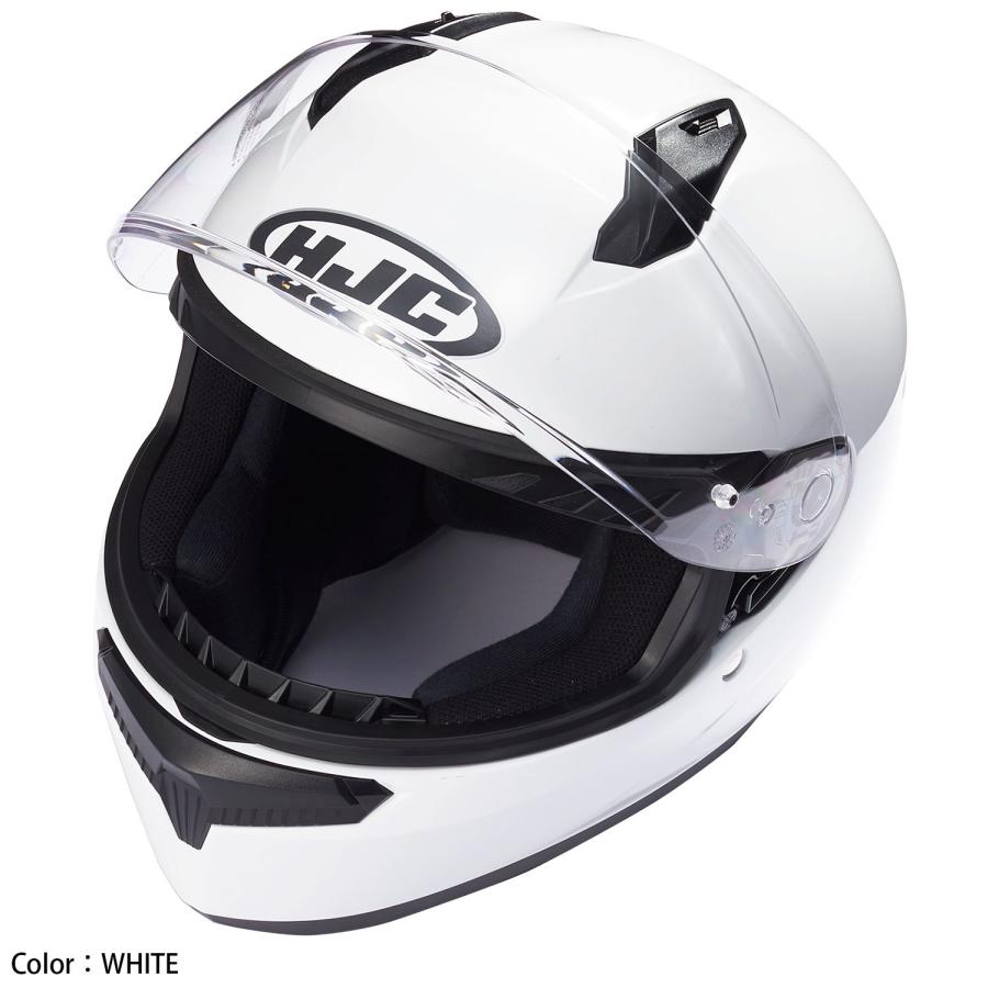 HJC ヘルメット HJH232 C10 ソリッド カラー:WHITE サイズ:M : SPEED