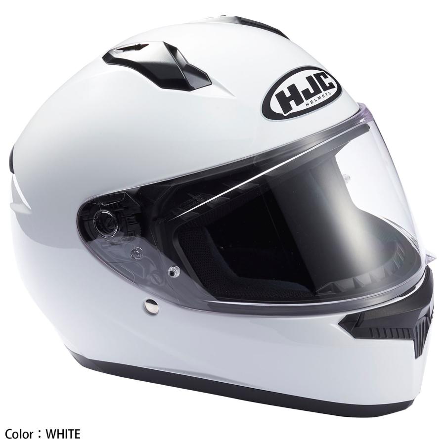 HJC ヘルメット HJH232 C10 ソリッド カラー:WHITE サイズ:XL : SPEED