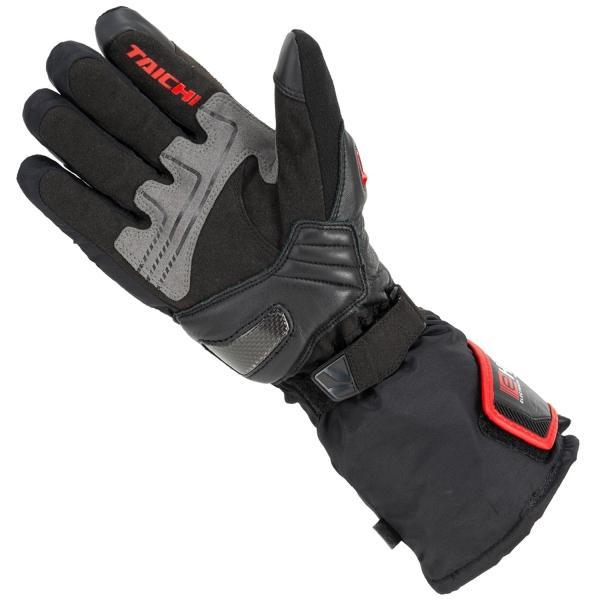 RS TAICHI RST654 e-HEATグローブ BLACK/RED TAICHI RS TAICHI RSタイチ RST654 e-HEAT アームド グローブ カラー