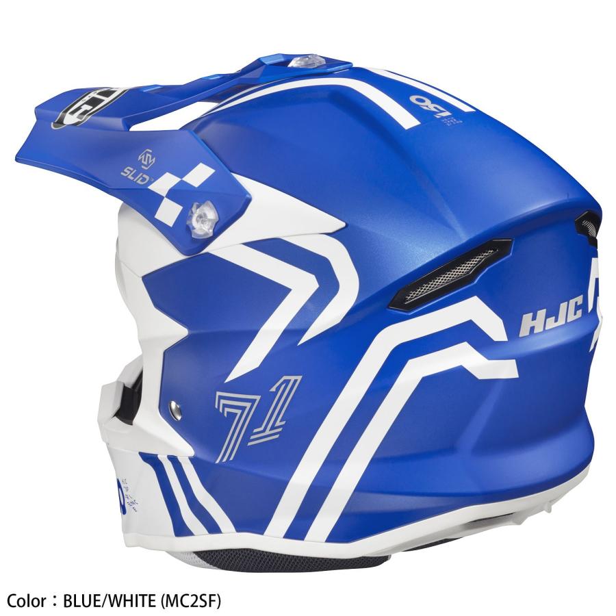 HJC ヘルメット HJH249 i50 ヘックス カラー:WHITE/BLACK(MC10SF