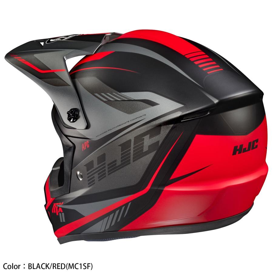 HJC ヘルメット HJH250 CS-MX2 ドリフト カラー:BLUE/YELLOW FLUO