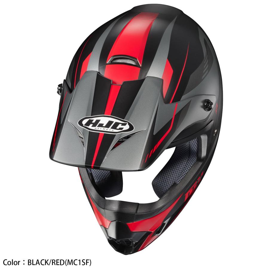 HJC ヘルメット HJH250 CS-MX2 ドリフト カラー:BLUE/YELLOW FLUO