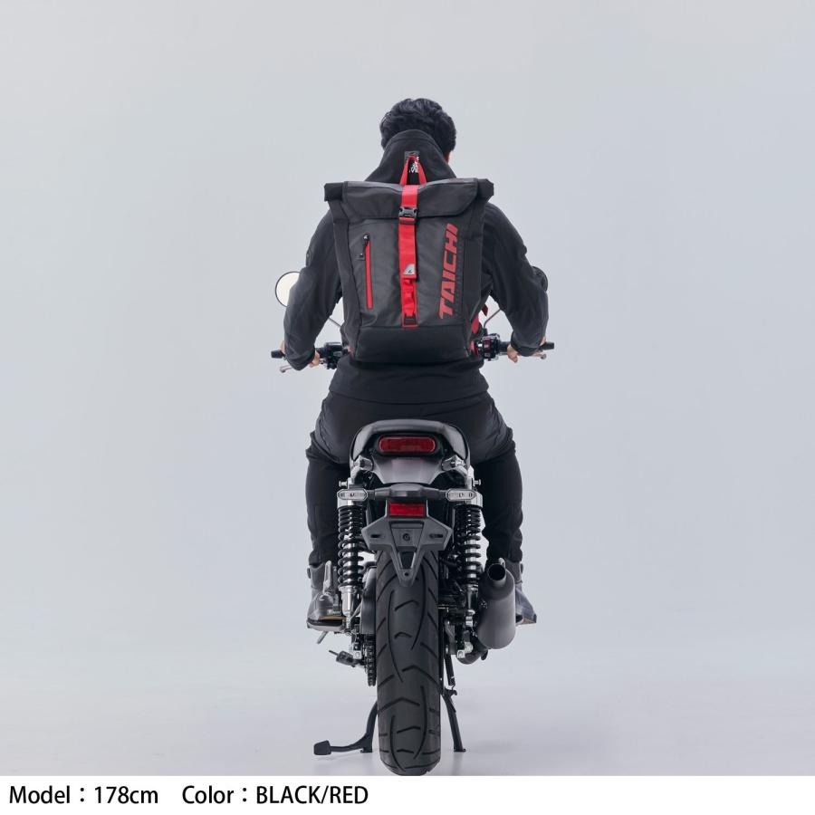 TAICHI RS TAICHI RSタイチ RSB278 WP バックパック カラー:BLACK/RED
