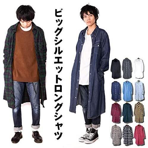 生地リニューアルのため売り切り価格 ロングチェックネルシャツ メンズ レディース A115 1 A115 1 スピードオレンジ 通販 Yahoo ショッピング