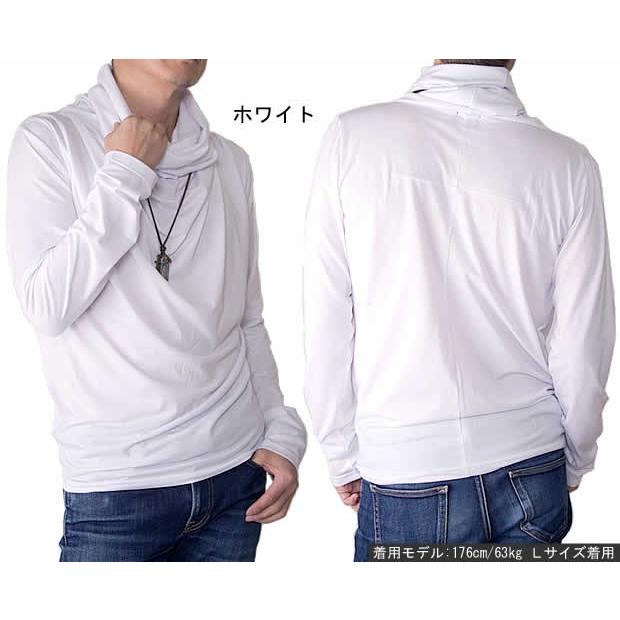 ロングスリーブドレープカットソー/A170メンズ レディース