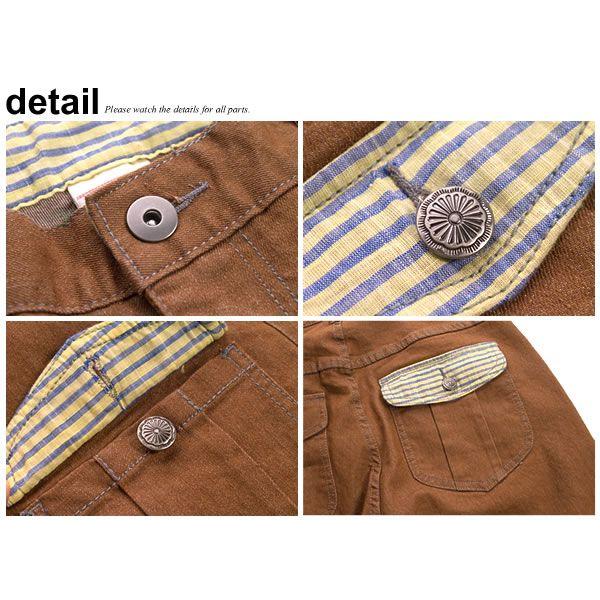 サルエルパンツ デニム メンズ レディース B134 : スピードオレンジ