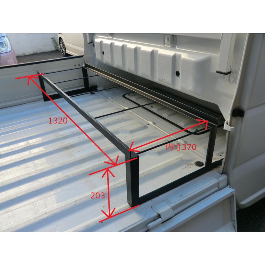 スーパーキャリイ DA16T アルミ工具箱用架台 軽トラ 荷台 アルミ  