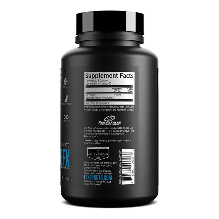 EFXスポーツ クレアルカリン EFX 750mg 120粒 カプセル Sports EFXスポーツ クレアルカリン EFX 750mg 120粒 カプセル Sports