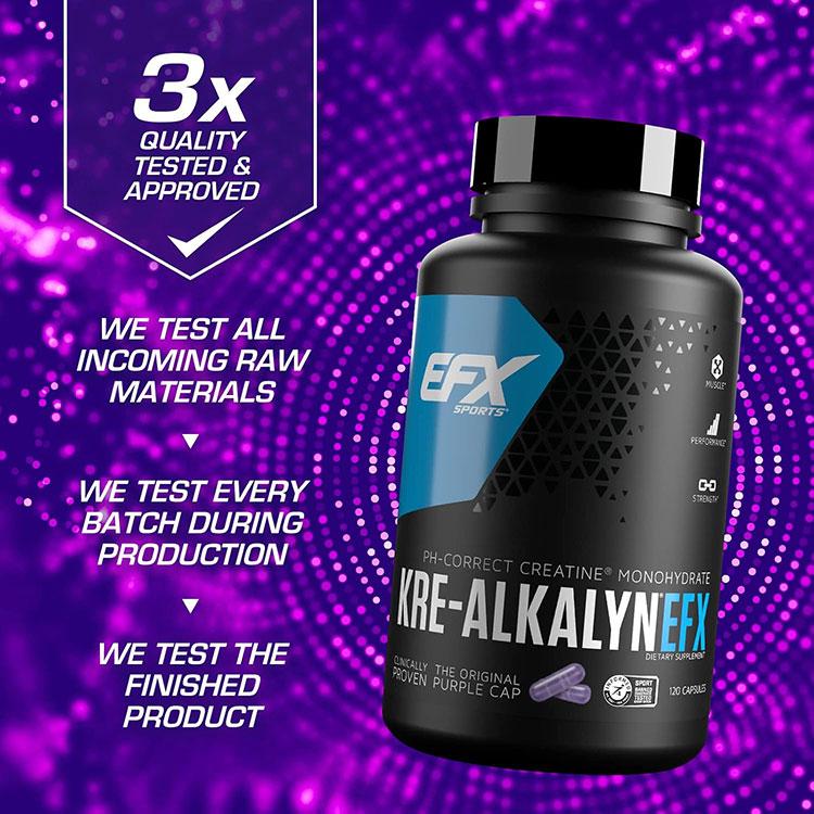 クーポンあり】EFXスポーツ クレアルカリン EFX 750mg 120粒