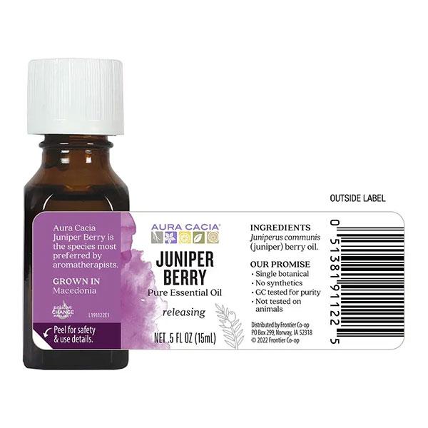 オーラカシア エッセンシャルオイル ジュニパー 15ml 0.5floz Aura