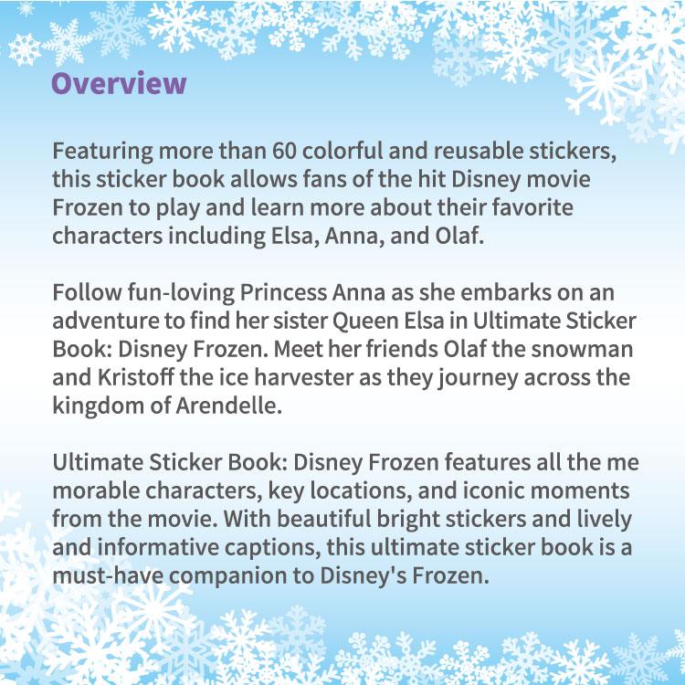 洋書】アナと雪の女王 アルティメット・ステッカーブック Ultimate