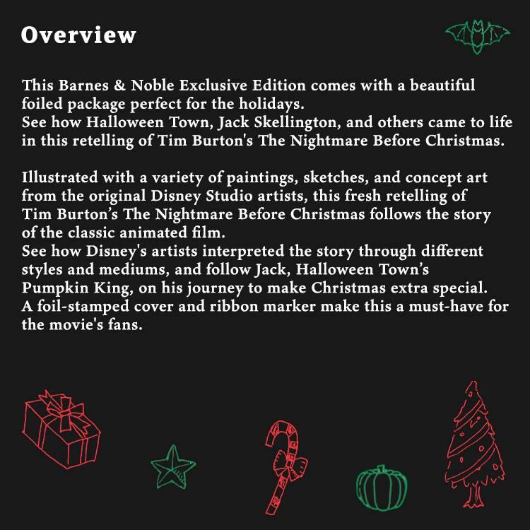 ナイトメアビフォクリスマス　設定資料集　洋書 ナイトメアー・ビフォア・クリスマス サリー・モーガン(著) - 竹